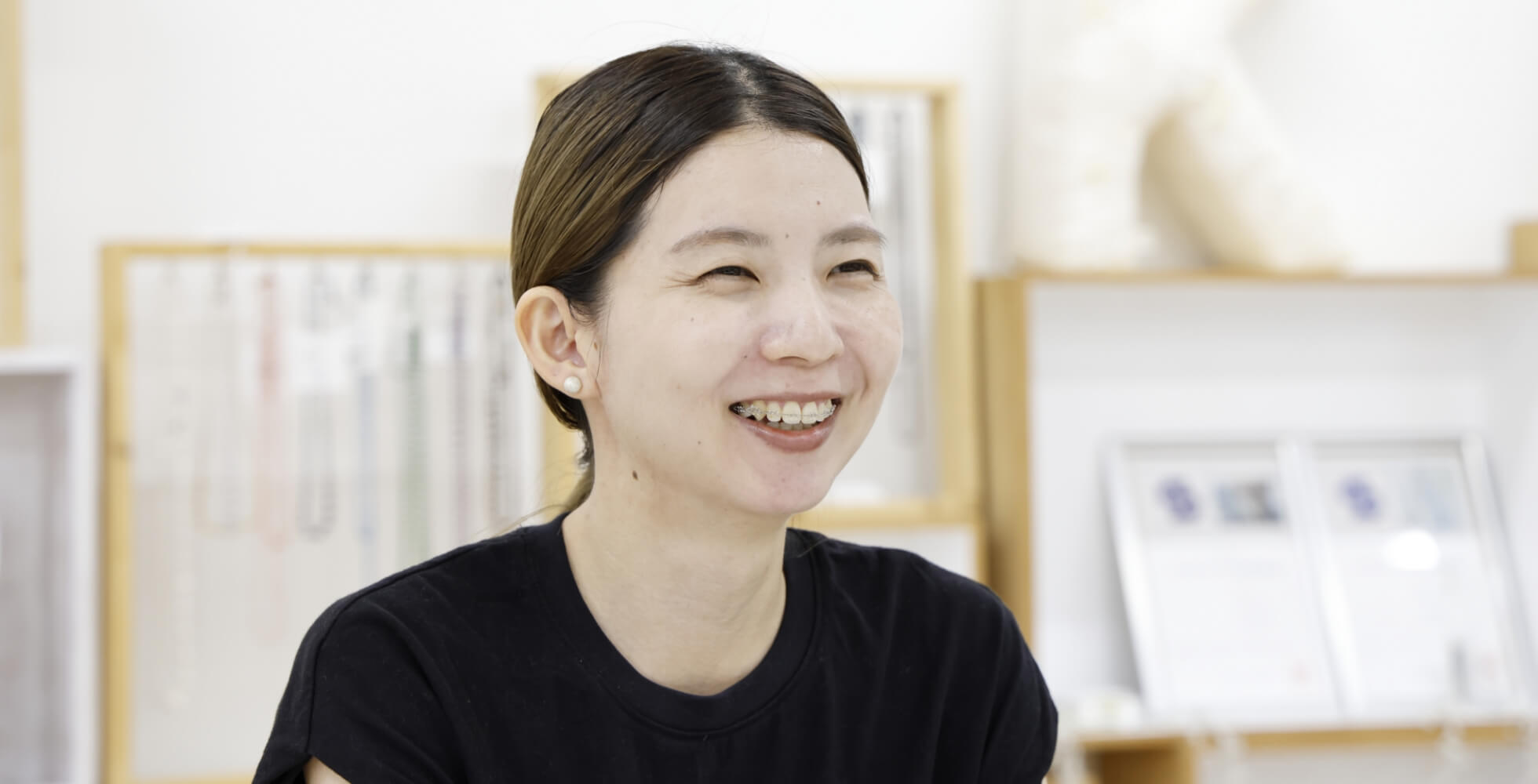 笠盛 広報　野村文子さん