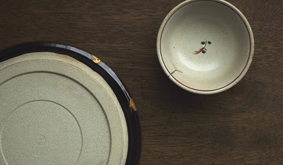 【中川政七商店 渋谷店】うつわの「金継ぎ」、漆器の「塗り直し」承ります。