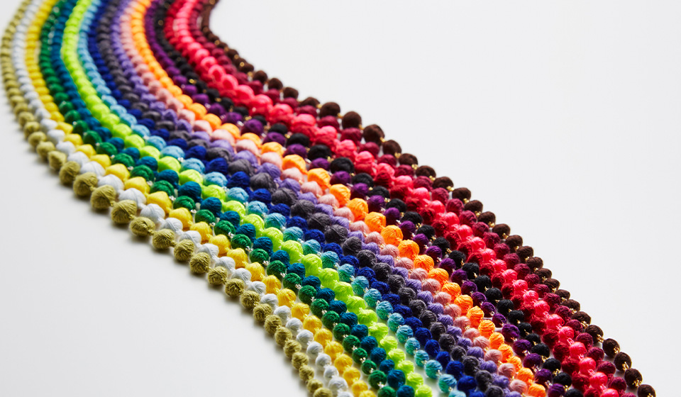 【中川政七商店 高崎オーパ店】000(トリプル・オゥ) 刺繍のアクセサリー展