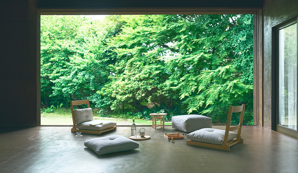 【中川政七商店 渋谷店、奈良本店、福岡天神店】「床座のくらし。」